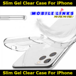 Slim Gel Clear Case for iPhone 6/7/8/11/X/XS/XS Max/XR High Quality Slim Fit Look 